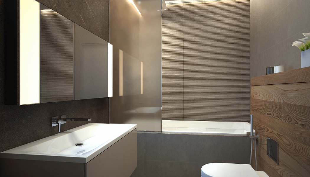 Дизайн ванной комнаты, Дизайн интерьера: визуализация проекта