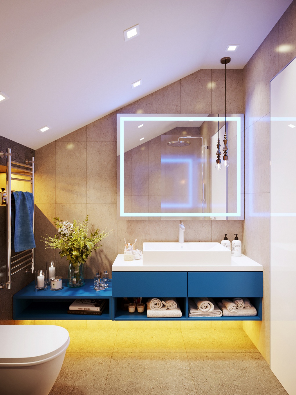 Дизайн ванной комнаты 6 кв.м. фото 2