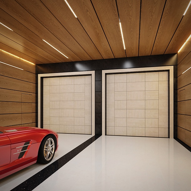 Дизайн гаража для коллекционных машин фото 1
